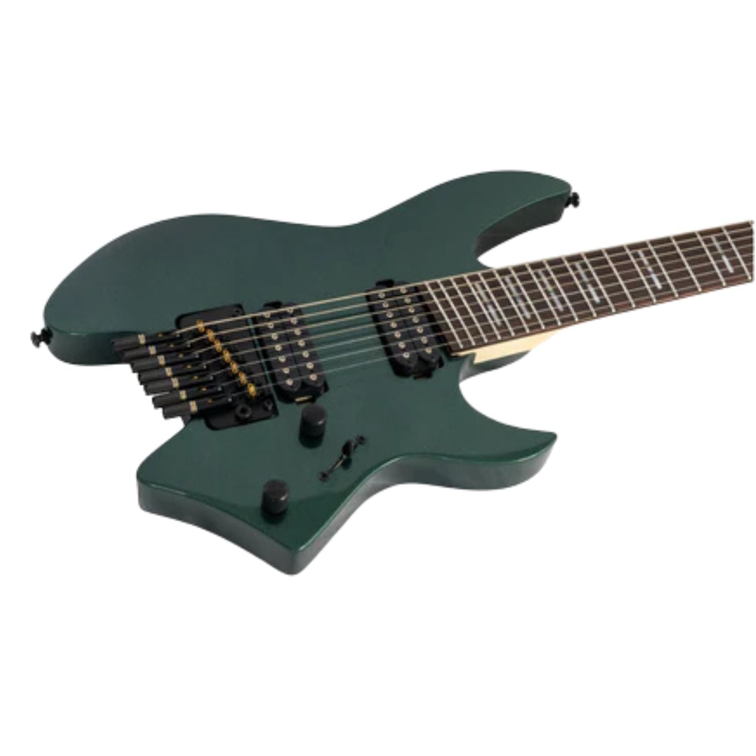 Sire Electric Guitars Sire Larry Carlton X6 7-String Headless Electric Guitar #color_metallic-green