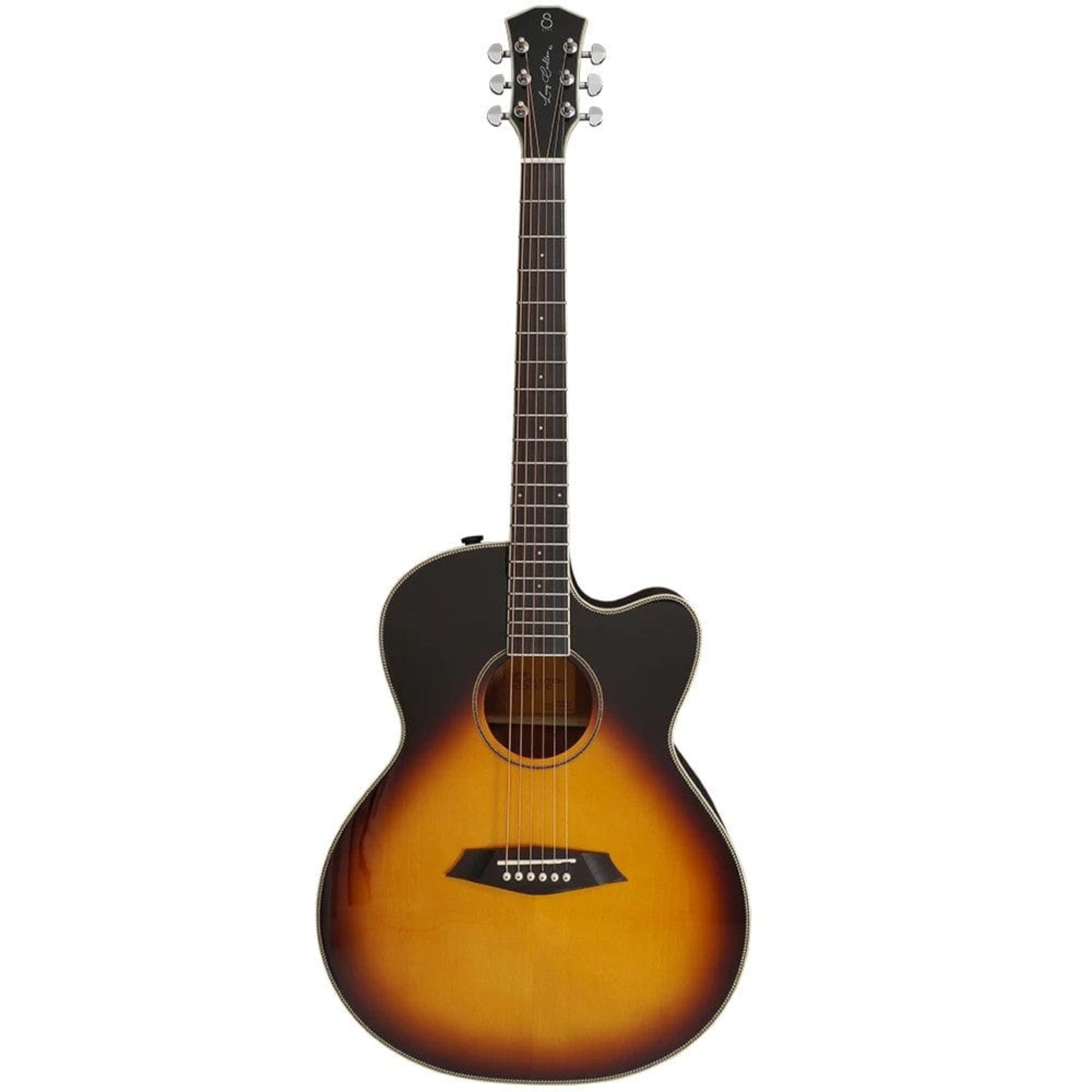 sire electro acoustic guitars vintage suburst sire a3 gs grand auditorium electro acoustic guitar