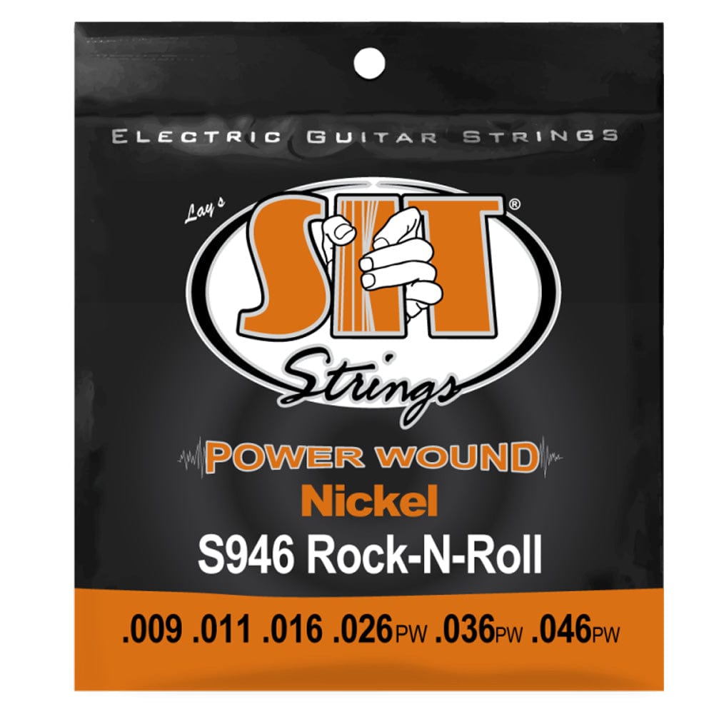 sit electric guitar strings sit strings s946 rock n roll power wound nickel electric guitar strings