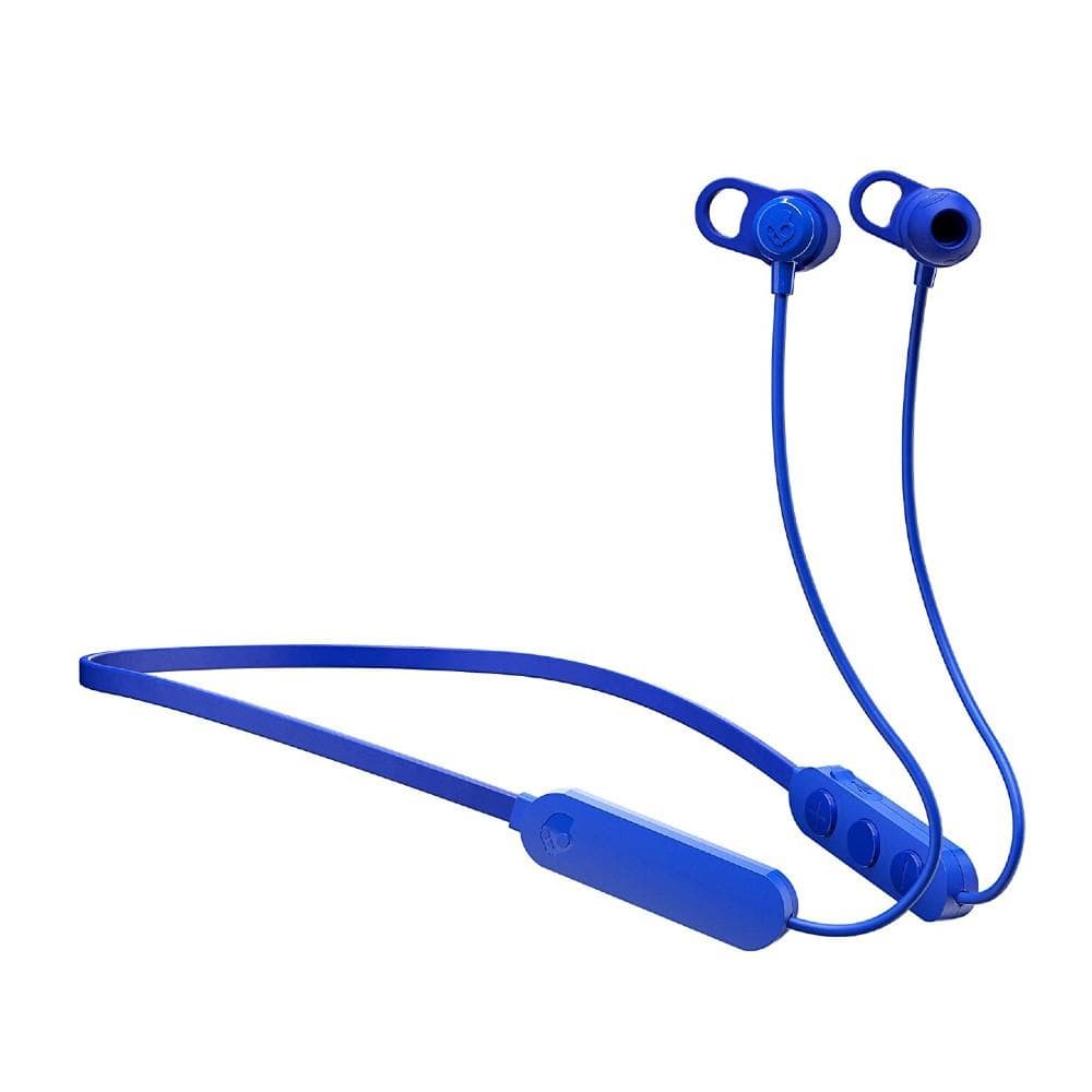 skullcandy in-ear neckband headphones blue/black skullcandy jib plus wireless in-ear earphone with mic - black
