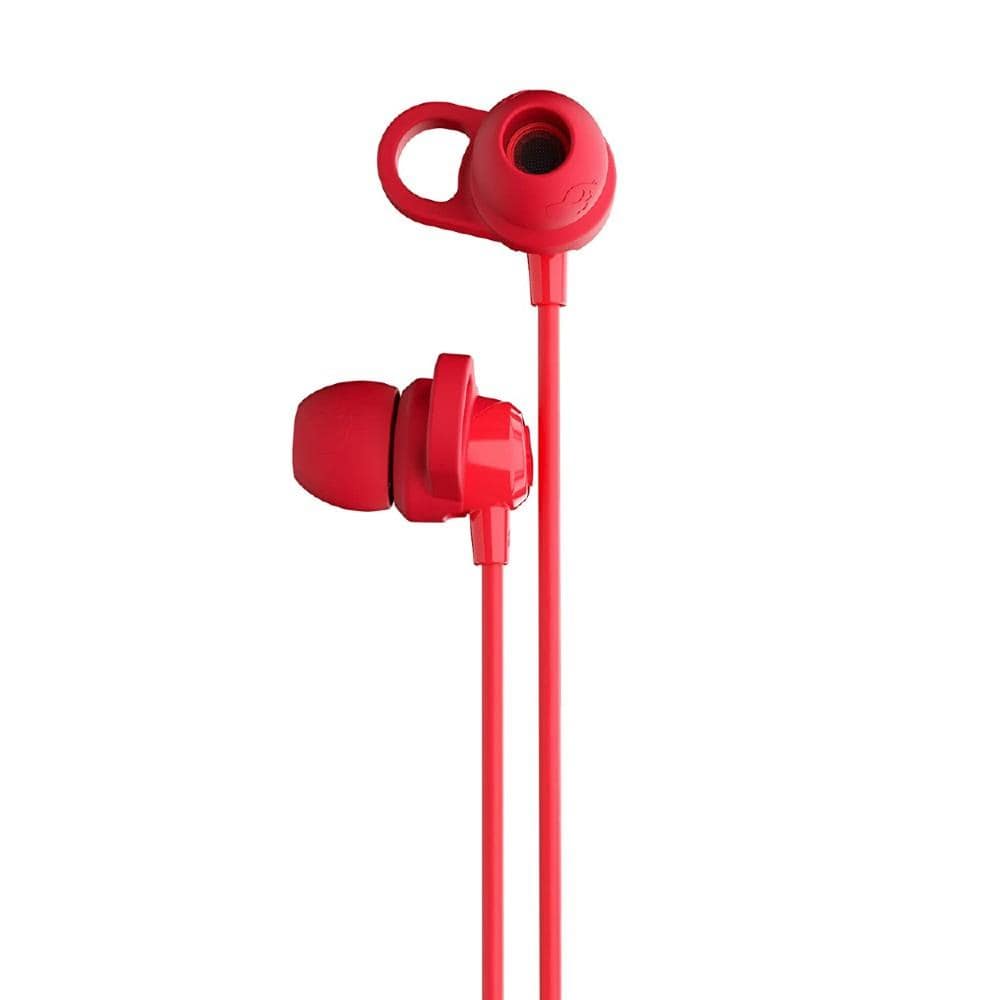 skullcandy in-ear neckband headphones skullcandy jib plus wireless in-ear earphone with mic - black #color_red-black
