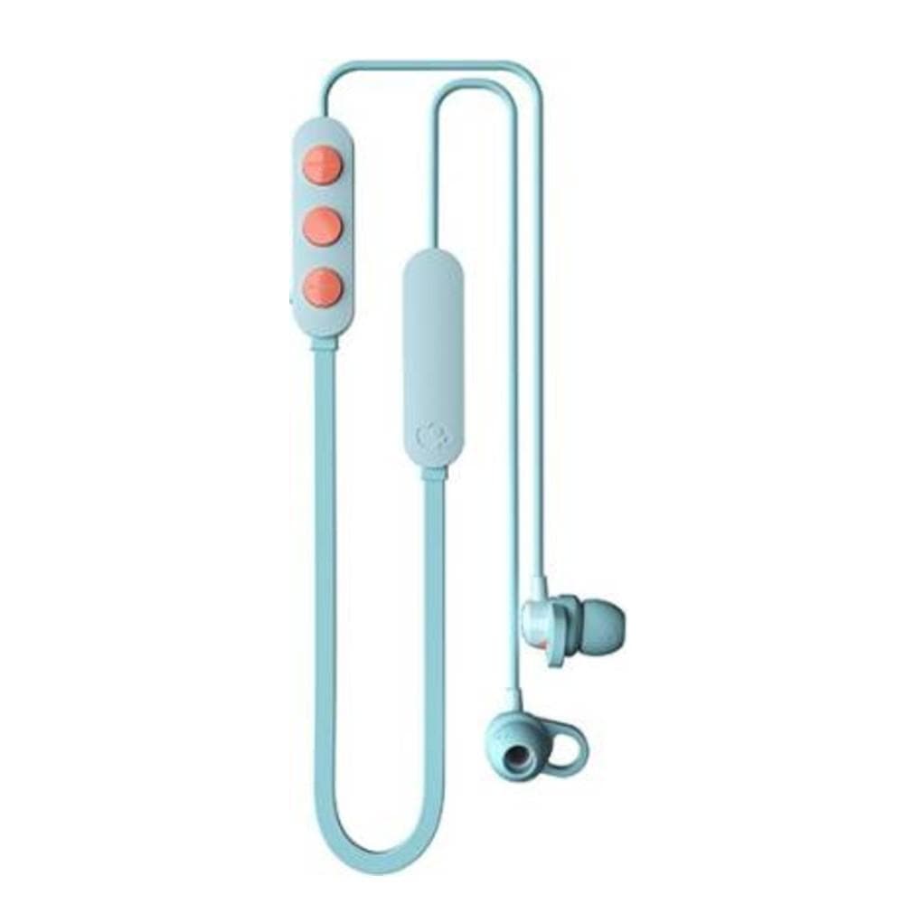 skullcandy in-ear neckband headphones skullcandy jib plus wireless in-ear earphone with mic - black #color_bleached-blue