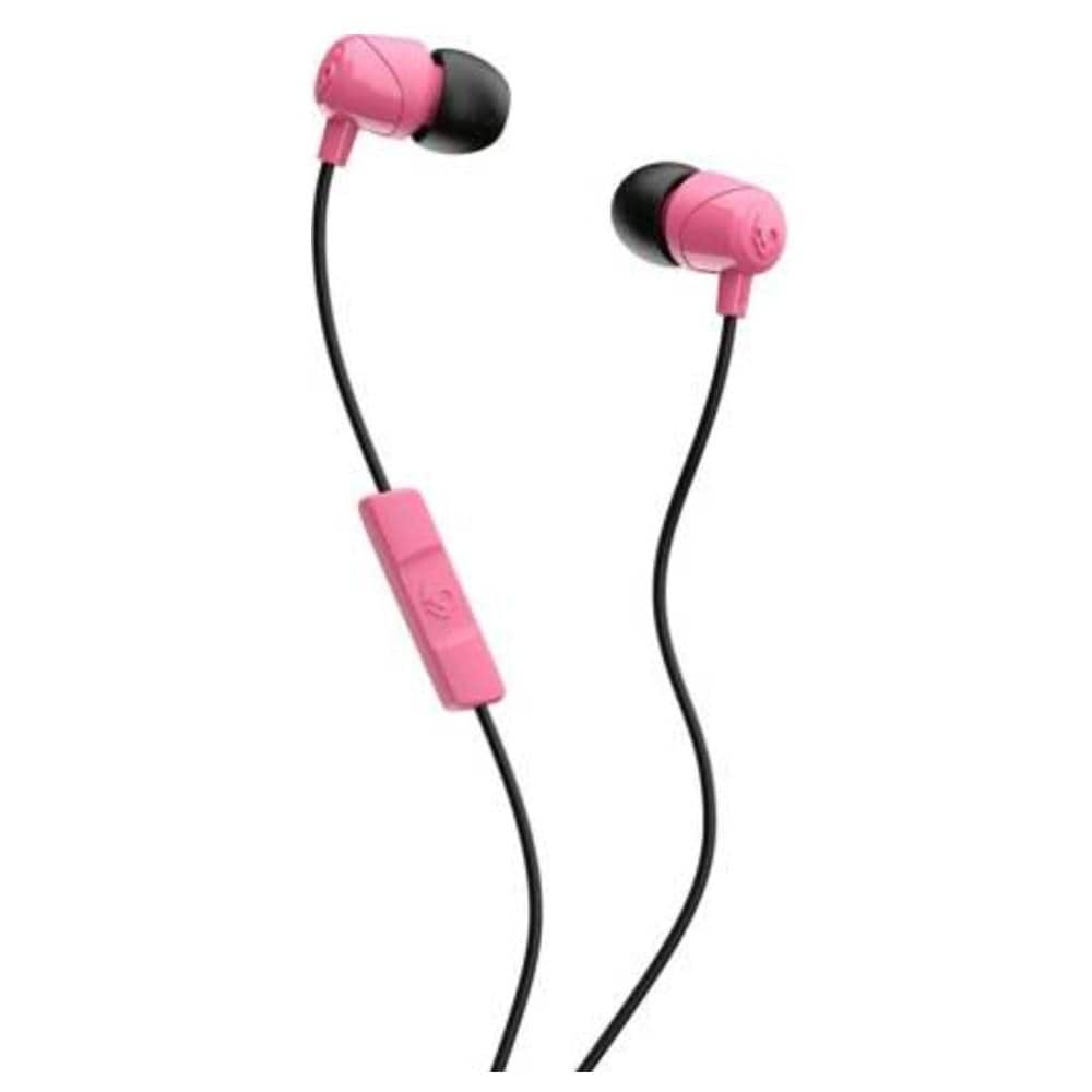 skullcandy in-ear wired headphones pink skullcandy jib in-ear wired earphones with mic - black #color_pink