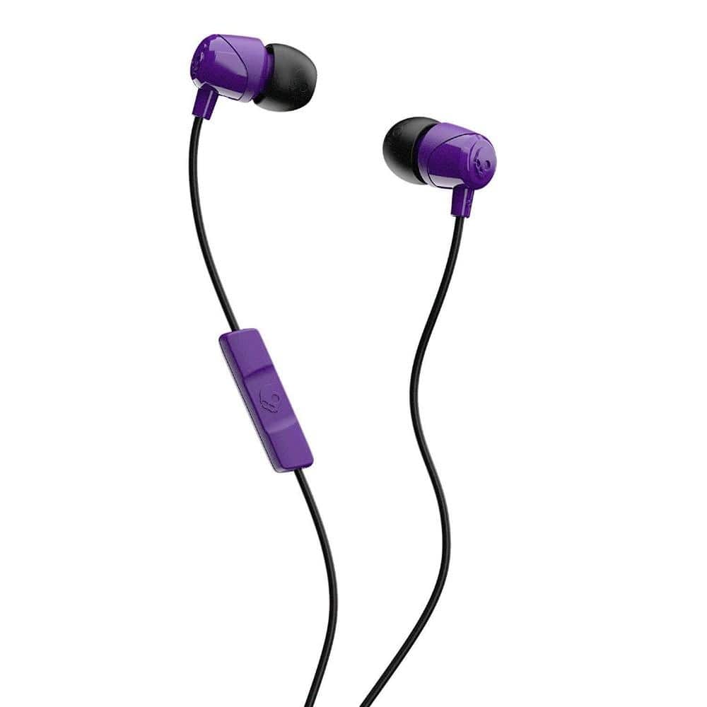 skullcandy in-ear wired headphones purple skullcandy jib in-ear wired earphones with mic - black #color_purple