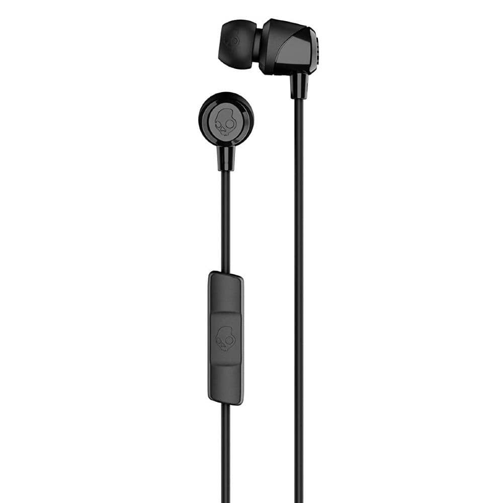 skullcandy in-ear wired headphones skullcandy jib in-ear wired earphones with mic - black #color_black