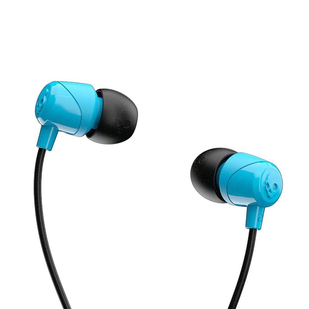 skullcandy in-ear wired headphones skullcandy jib in-ear wired earphones with mic - black #color_blue
