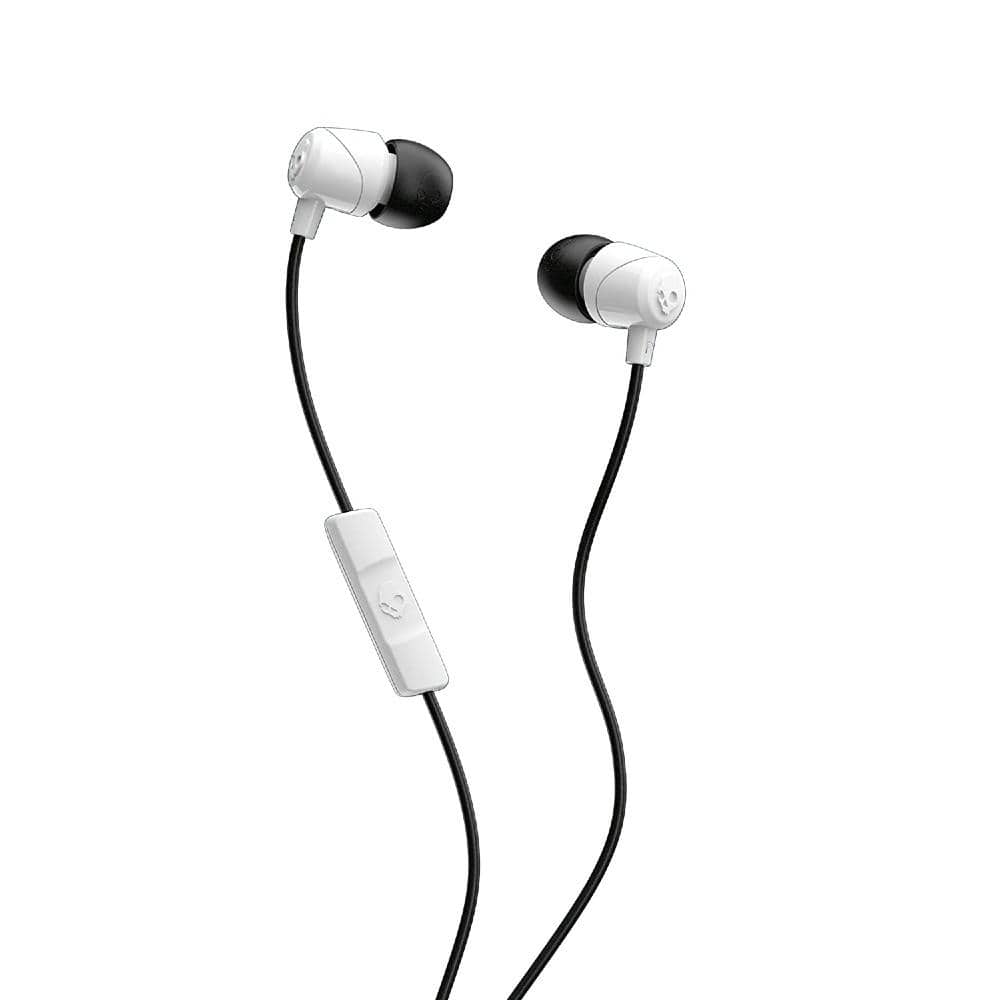 skullcandy in-ear wired headphones white skullcandy jib in-ear wired earphones with mic - black #color_white