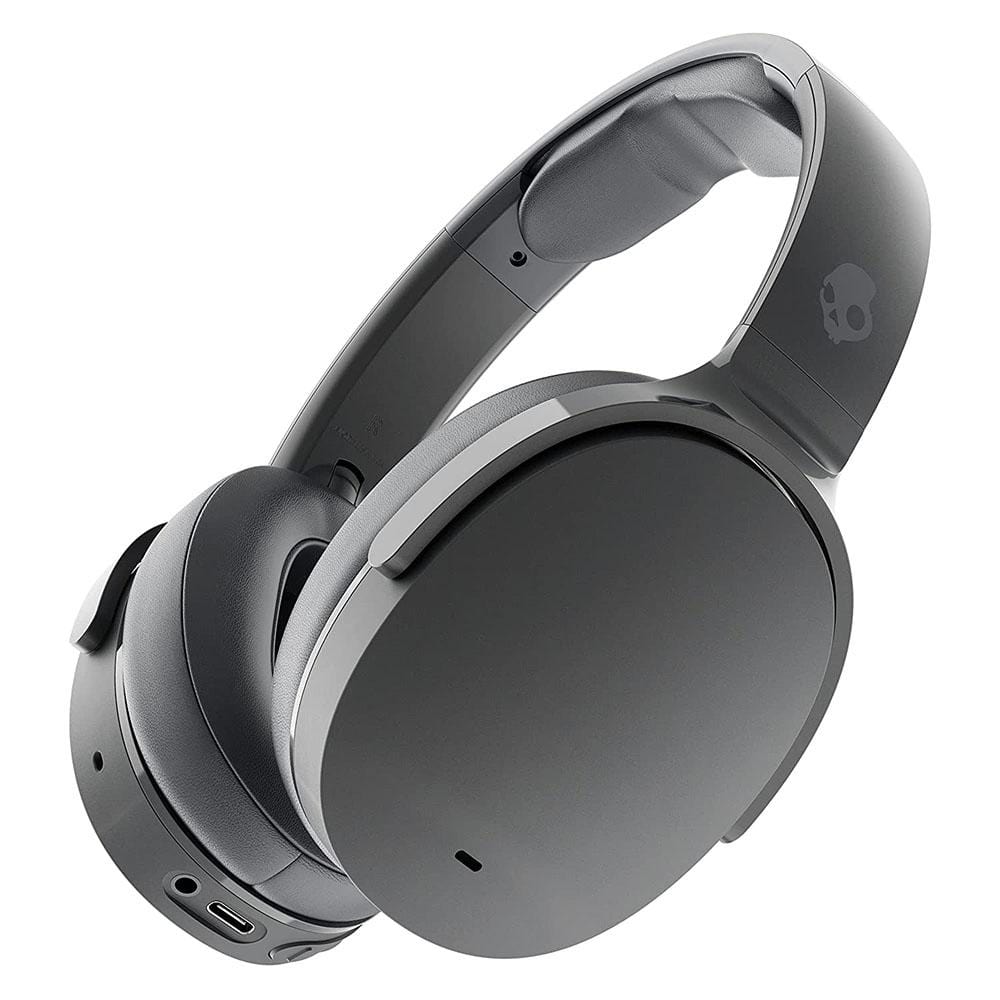 skullcandy over-ear wireless headphones chill gray skullcandy hesh active noise cancellation over-ear wireless headphone