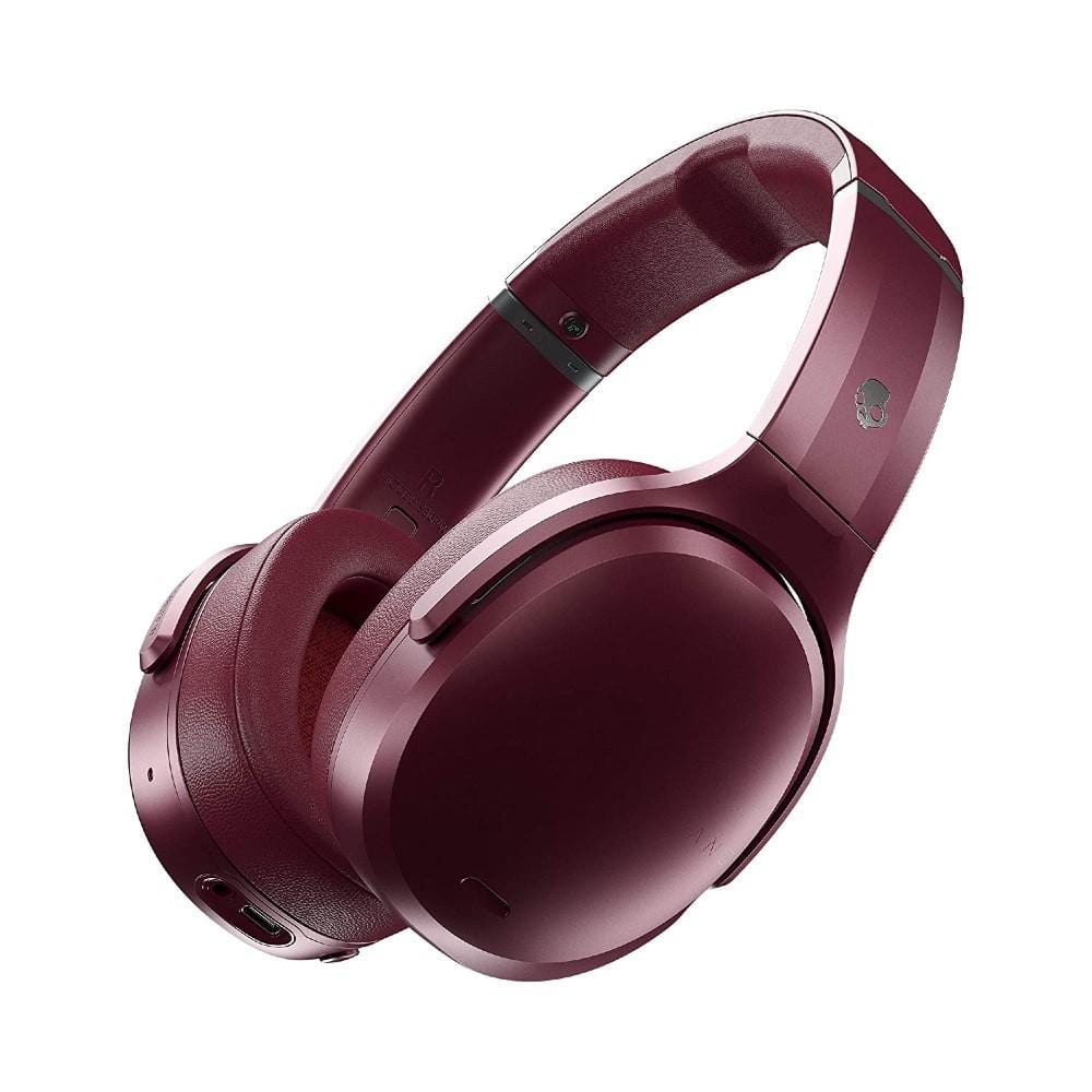 skullcandy over-ear wireless headphones moab red black skullcandy crusher active noise cancellation over-ear wireless headphone - black #color_moab-red-black