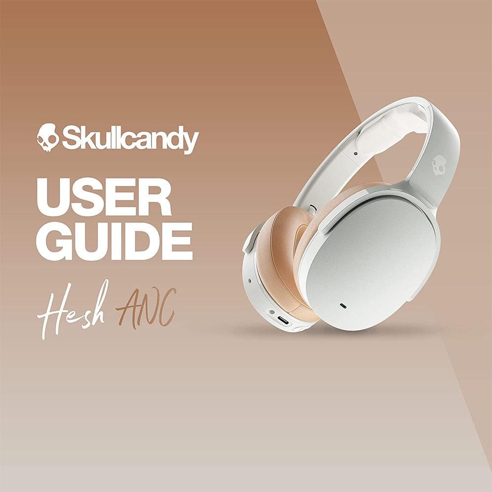 skullcandy over-ear wireless headphones skullcandy hesh active noise cancellation over-ear wireless headphone