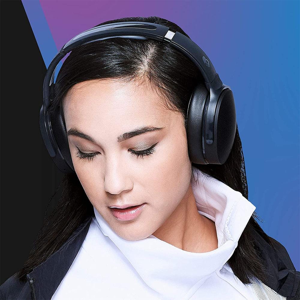skullcandy over-ear wireless headphones skullcandy hesh active noise cancellation over-ear wireless headphone