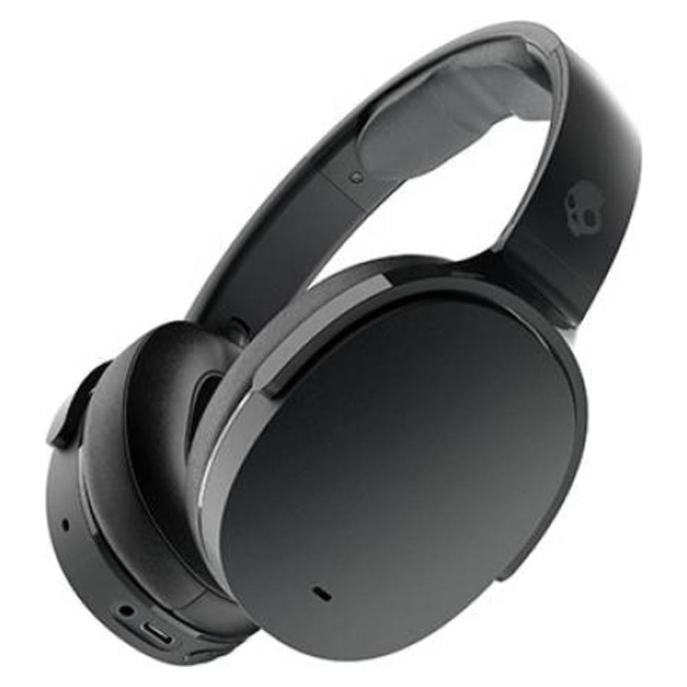 skullcandy over-ear wireless headphones true black skullcandy hesh active noise cancellation over-ear wireless headphone