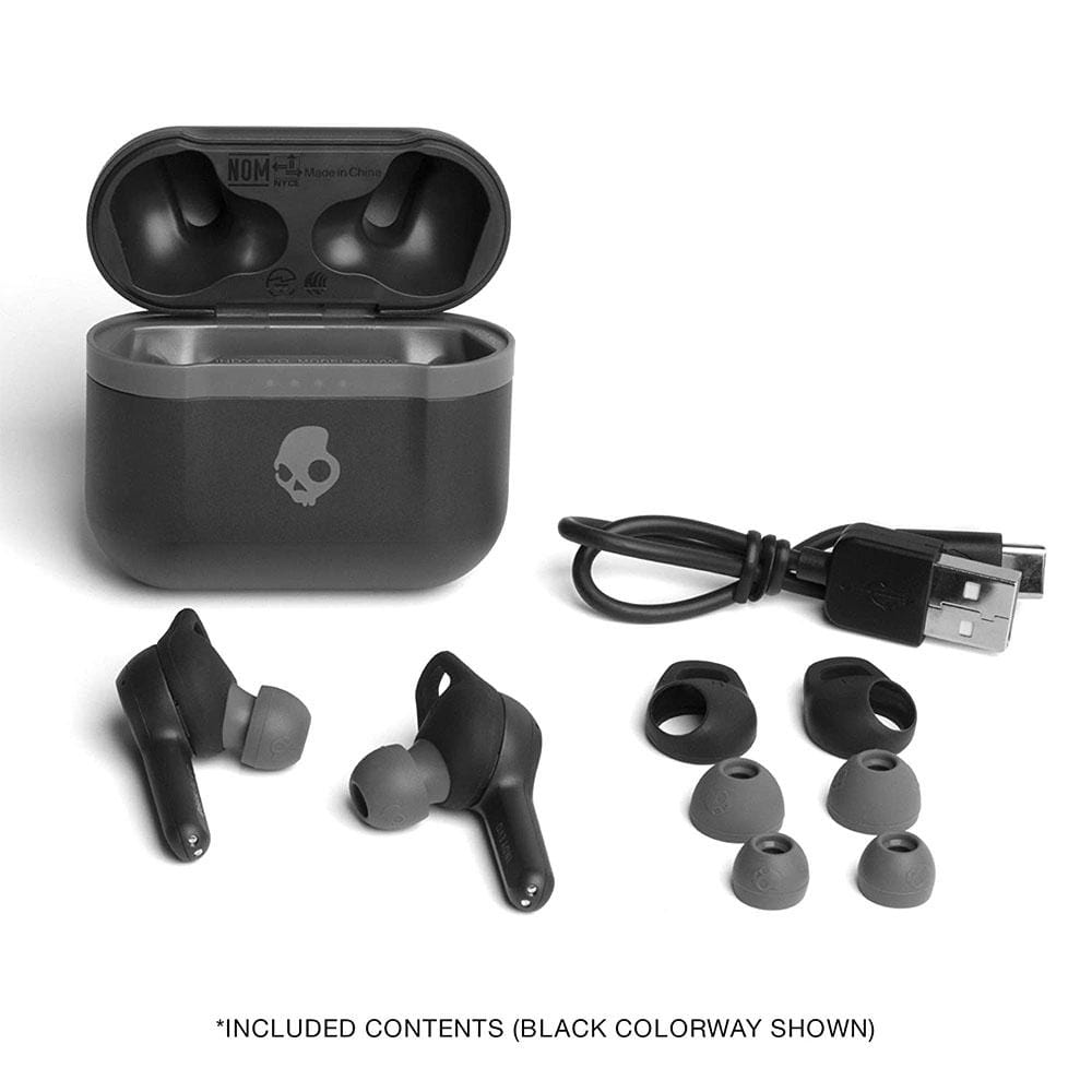 skullcandy true wireless in-ear headphones skullcandy indy evo in-ear true wireless earbud #color_chill-grey