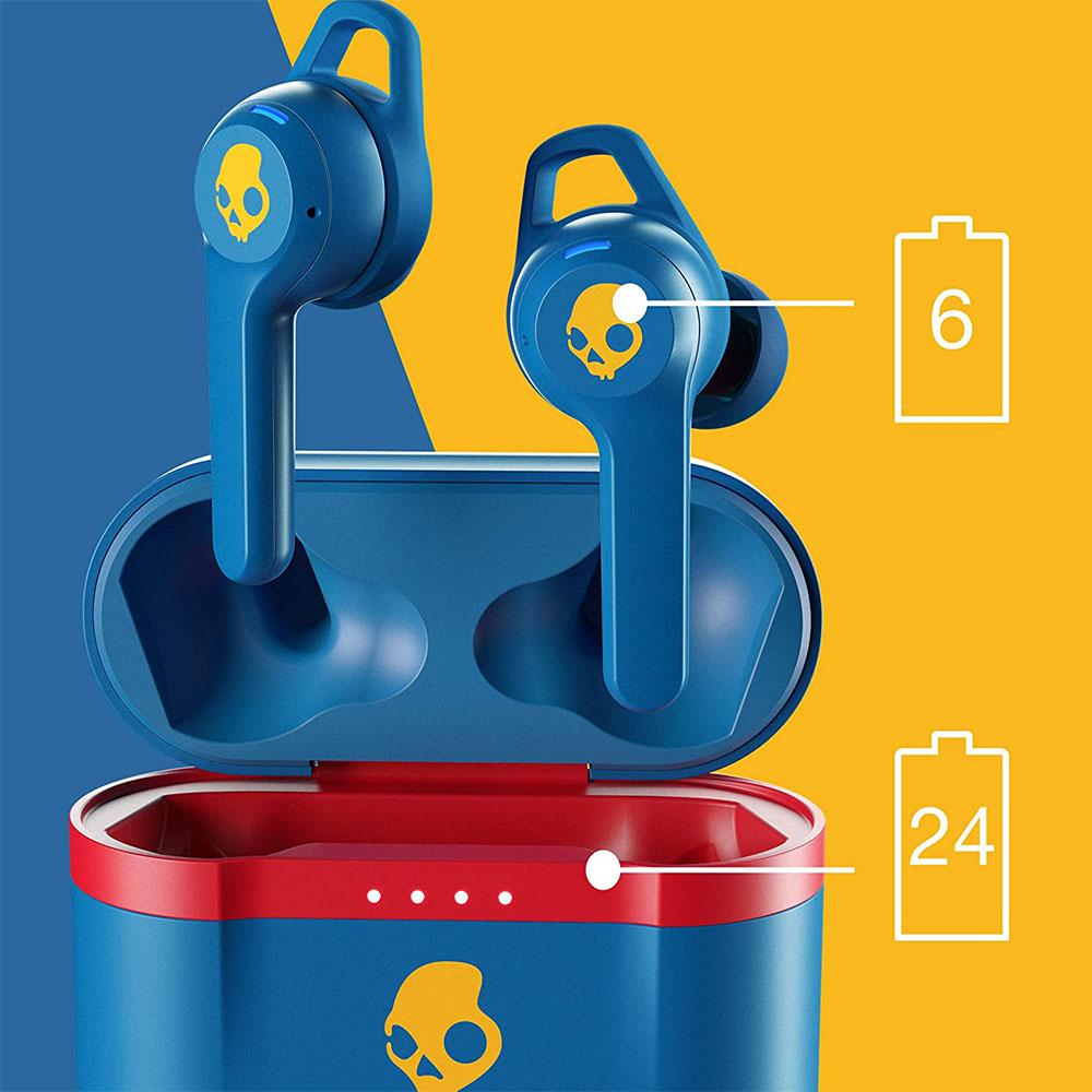 skullcandy true wireless in-ear headphones skullcandy indy evo in-ear true wireless earbud #color_blue
