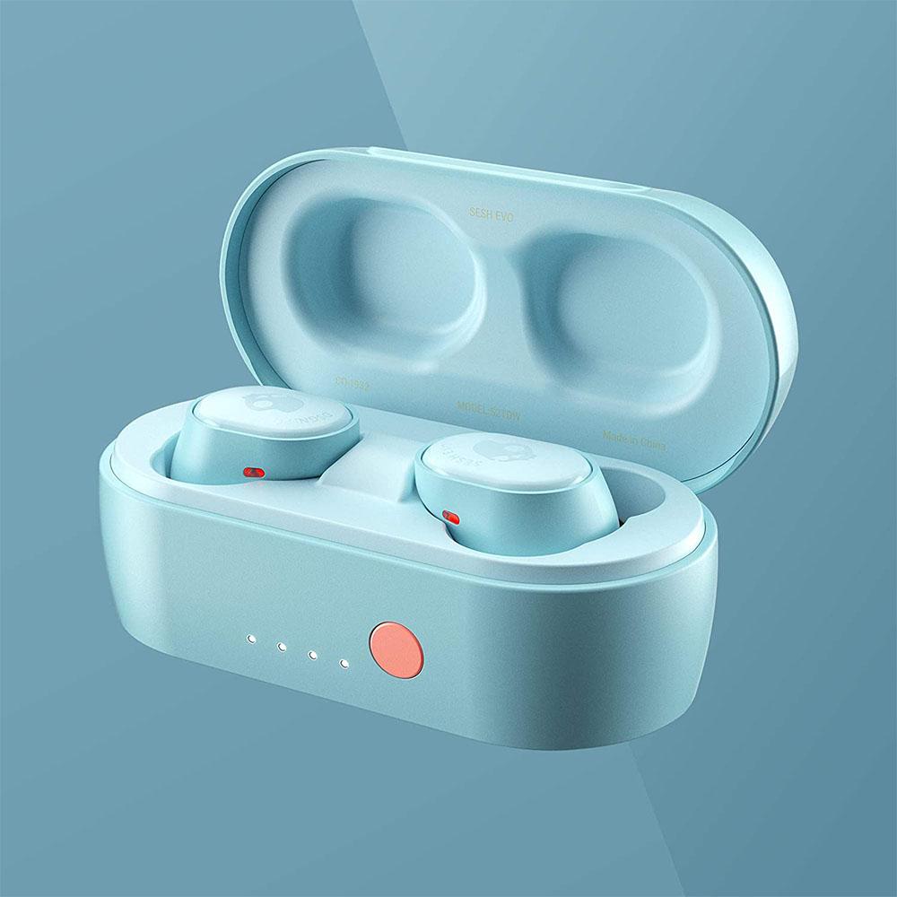 skullcandy true wireless in-ear headphones skullcandy sesh evo in-ear true wireless earbud - black