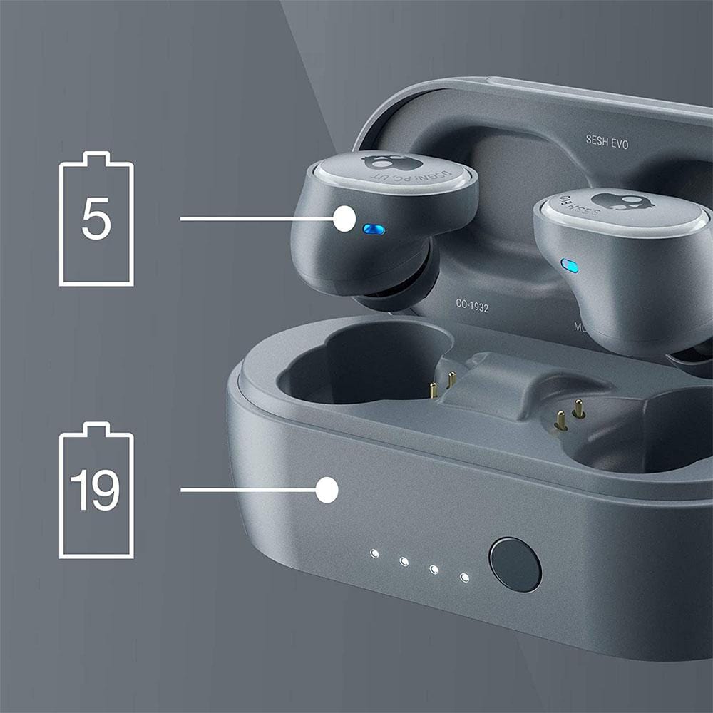 skullcandy true wireless in-ear headphones skullcandy sesh evo in-ear true wireless earbud - black