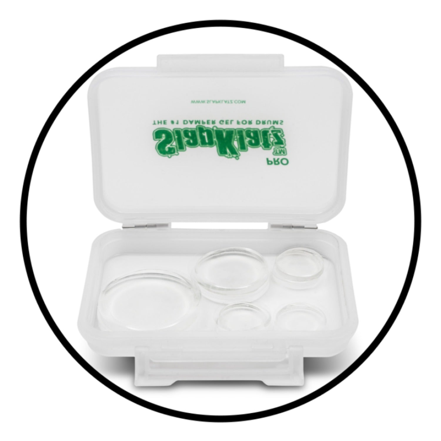 SlapKlatz Drum Dampeners And Mutes Clear SlapKlatz Pro Damper Gels - 10 Gels