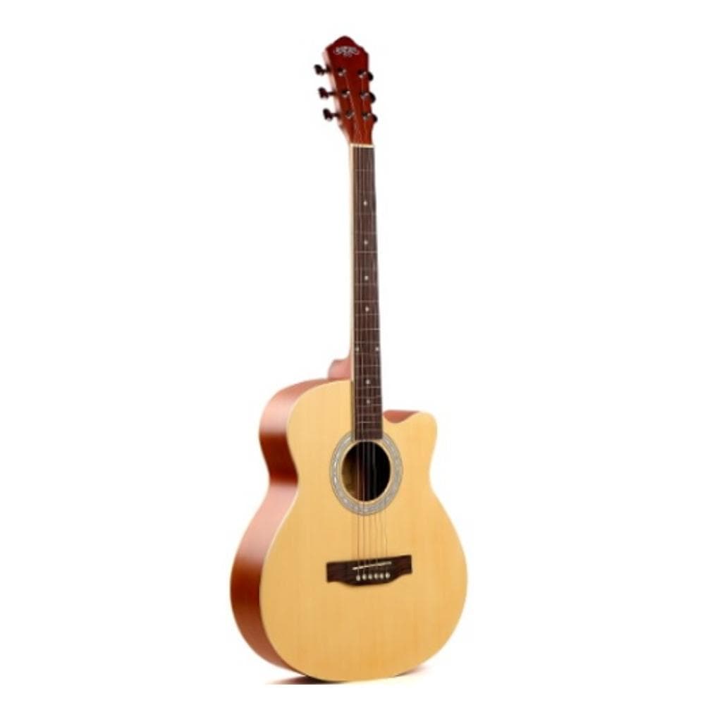 slash acoustic guitars natural slash hs4040m matt finish cutaway acoustic guitar