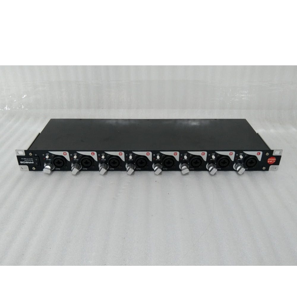 sm pro audio pre amps sm pro audio pr8e multichannel microphone preamplifier - open box b stock