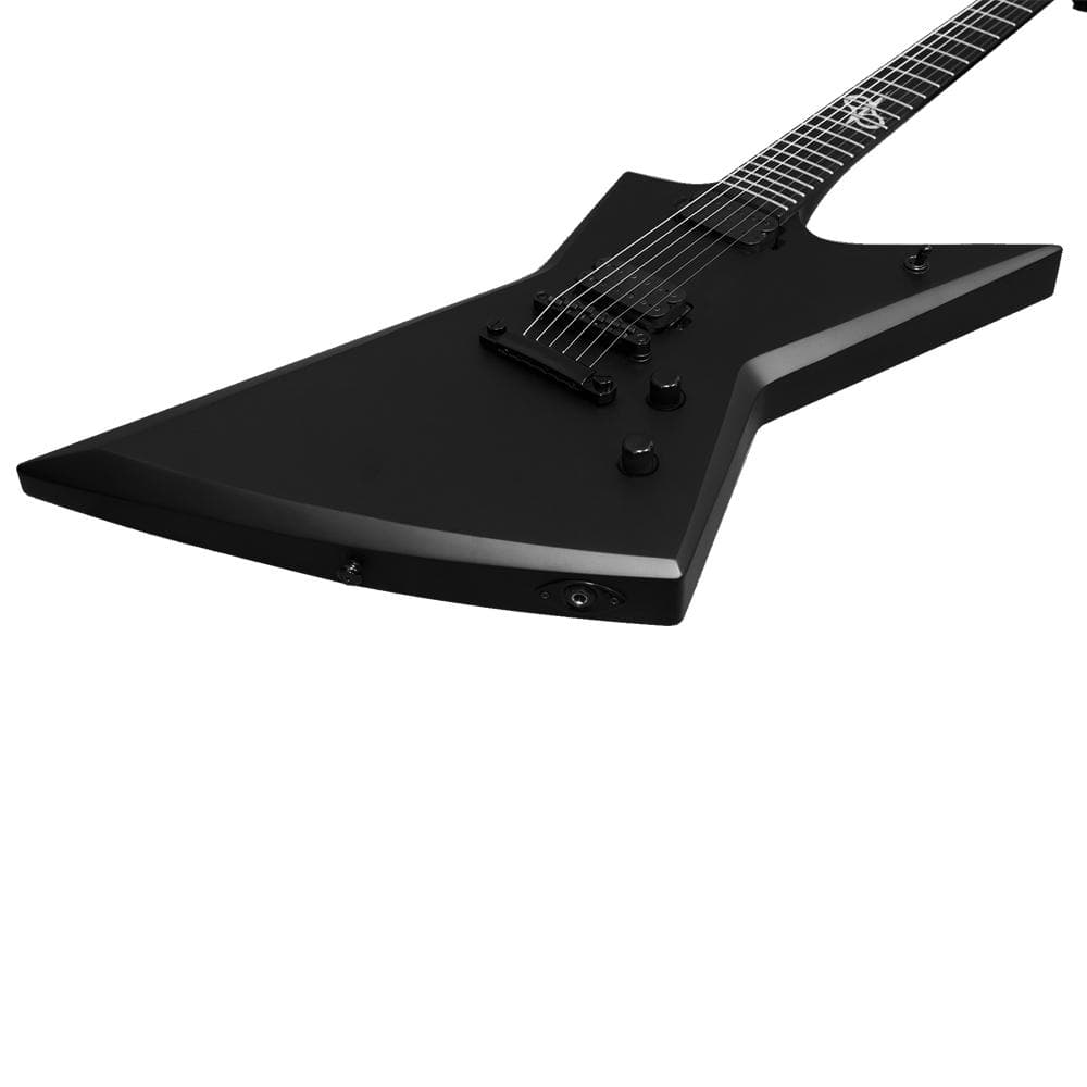 solar electric guitars solar e2.6c g2 type e 6-string electric guitar - carbon black matte