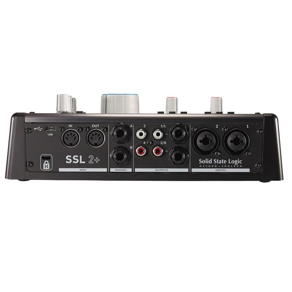 solid state logic audio interfaces solid state logic ssl 2+ professional collaborative studio 2-in/4-out usb audio interface