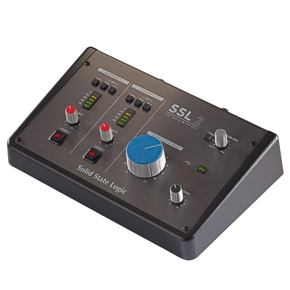 solid state logic audio interfaces solid state logic ssl2 2 in / 2 out professional personal studio usb audio interface