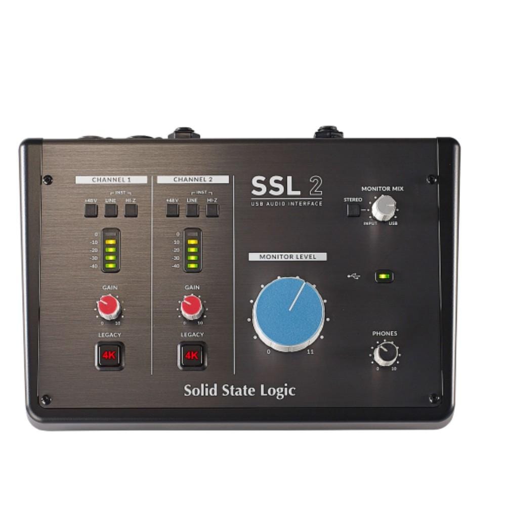 solid state logic audio interfaces solid state logic ssl2 2 in / 2 out professional personal studio usb audio interface