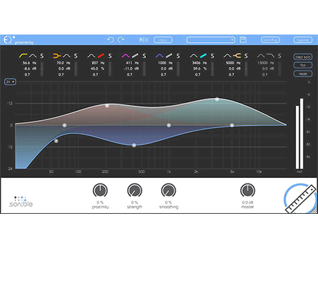 Sonible Virtual Processors Sonible proximity:EQ Equalizer