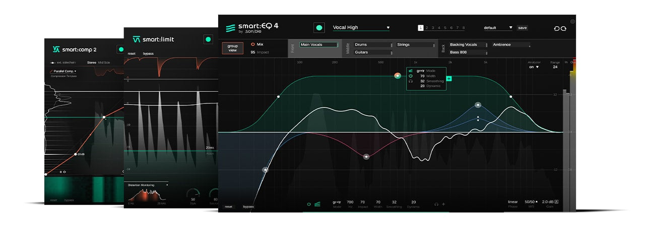 Sonible Virtual Processors Sonible smart:essentials bundle: Essential Plugin Bundle