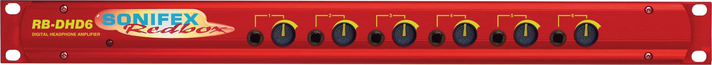 sonifex headphone amplifiers sonifex redbox rb-dhd6 headphone amplifier