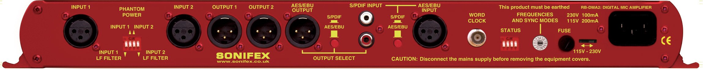 sonifex pre amps sonifex redbox rb-dma2