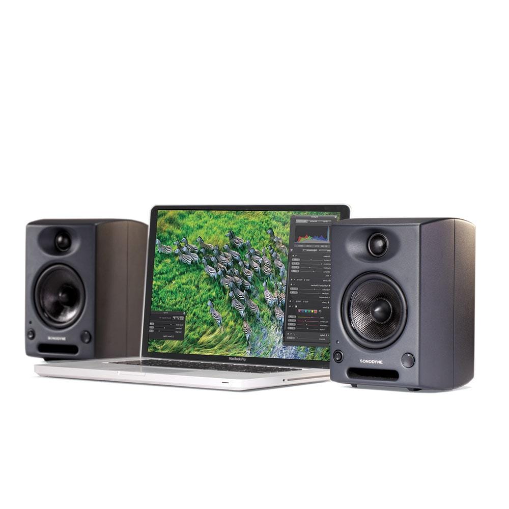 sonodyne monitor speakers sonodyne srp 400 4.5-inch active studio monitor - single