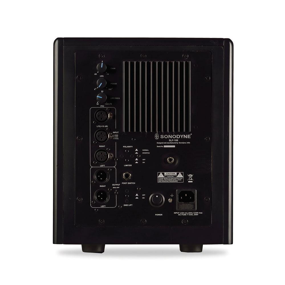 sonodyne subwoofers sonodyne slf 106 6" front firing vented subwoofer