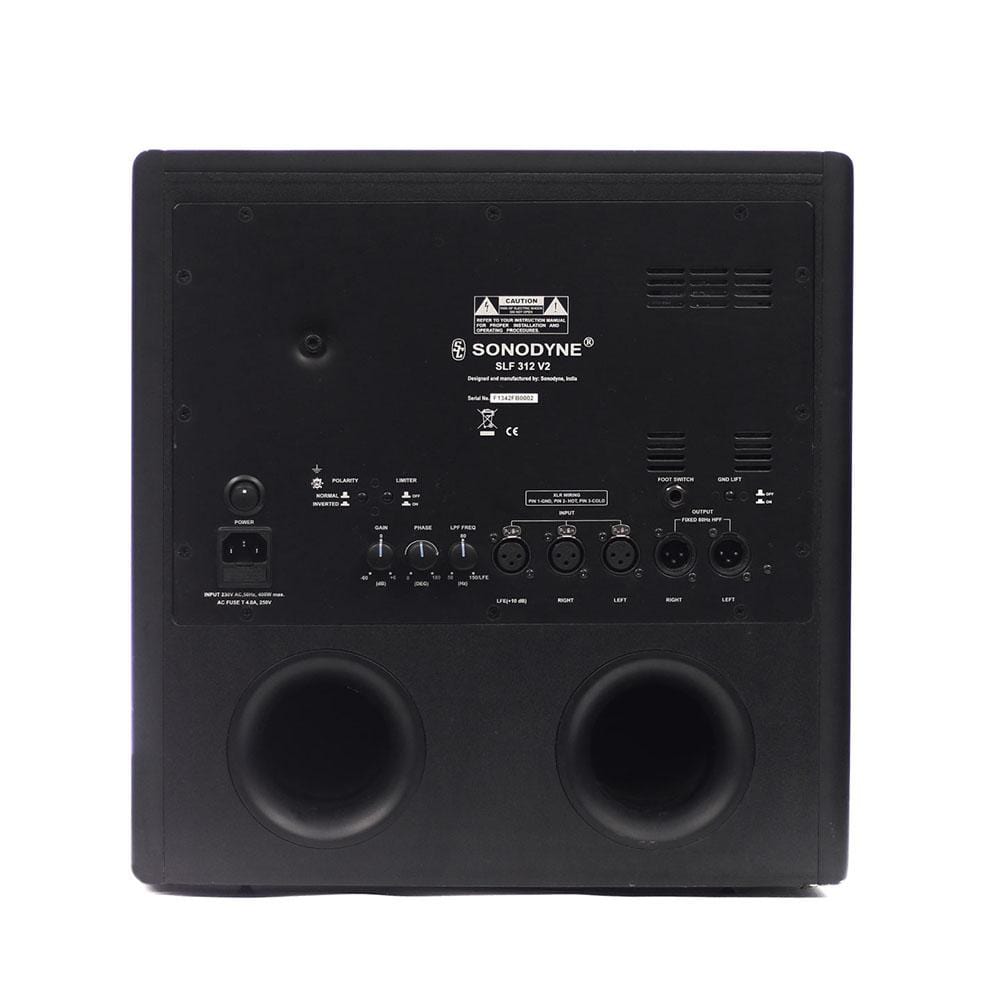 sonodyne subwoofers sonodyne slf 312 12" powered subwoofer