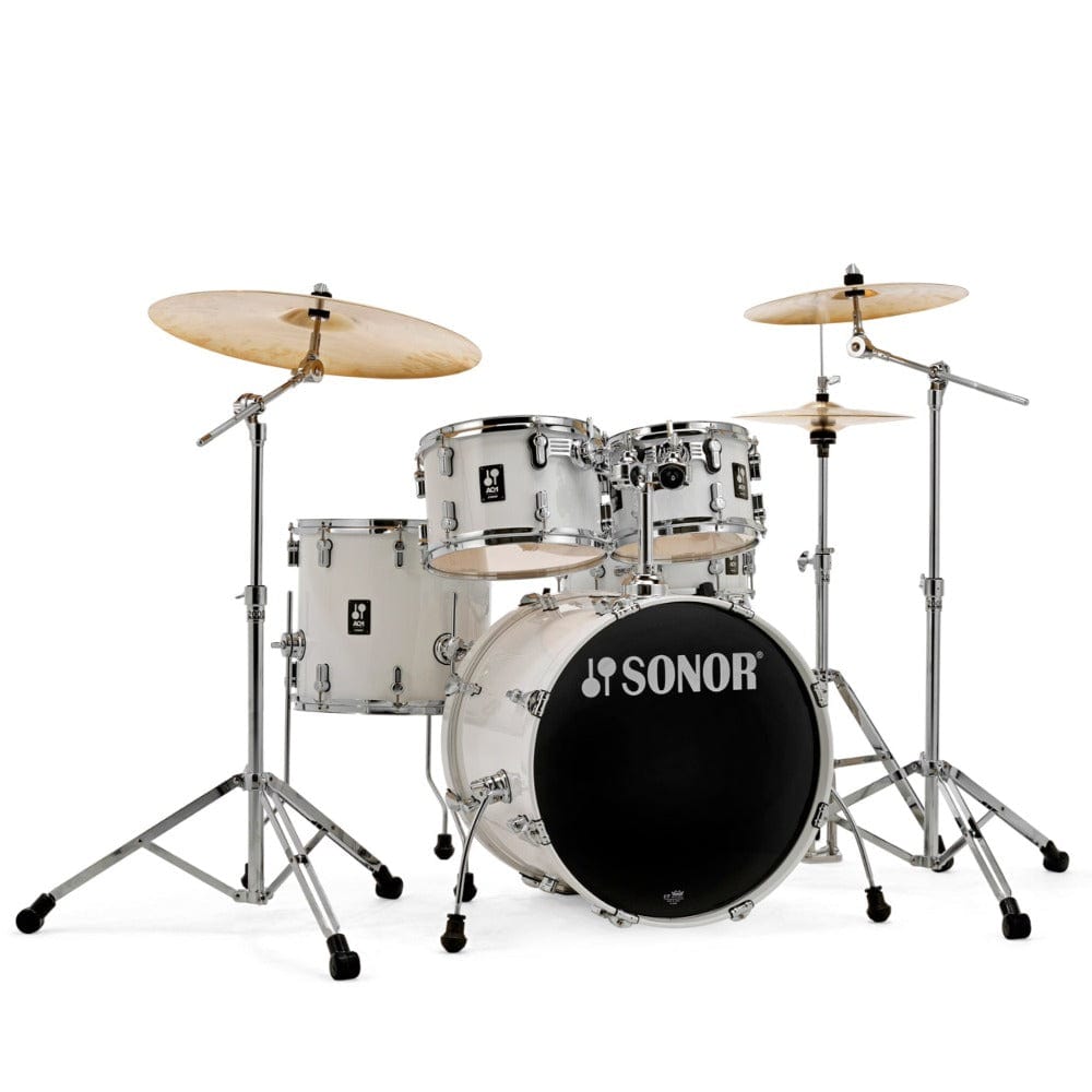 sonor acoustic drum kits sonor aq1 studio series 5-piece acoustic drum set with hardware