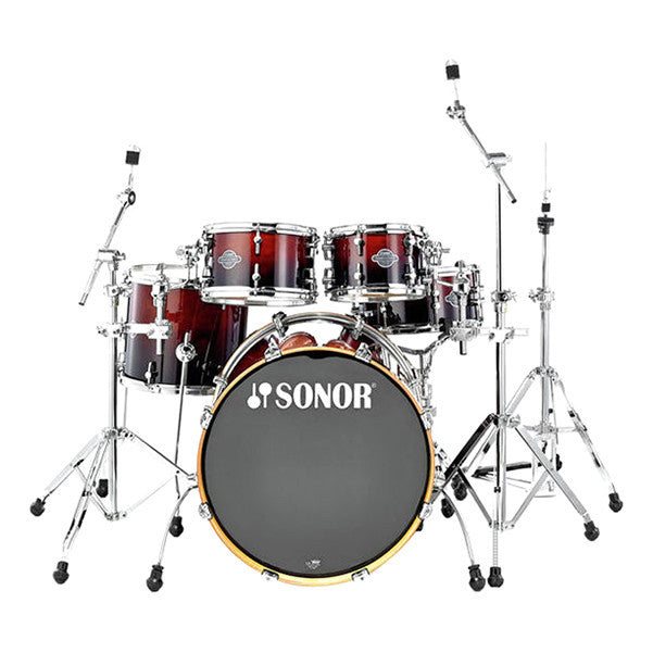 sonor acoustic drum kits sonor essential force stage 3 acoustic drum set - brown fade