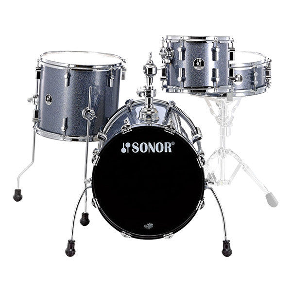 sonor acoustic drum kits sonor safari acoustic drum shell set - black galaxy sparkle
