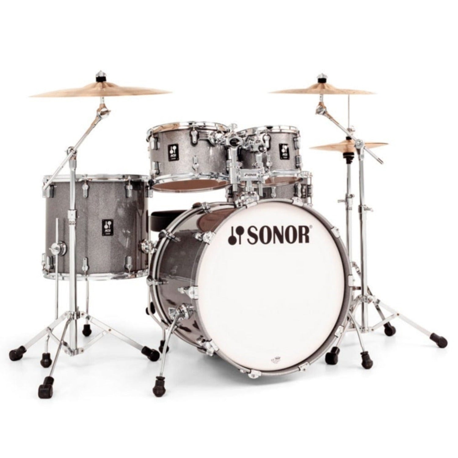 Sonor Acoustic Drum Kits Titanium Quartz Sonor AQ2 Stage Set 5 Piece Acoustic Shell Pack