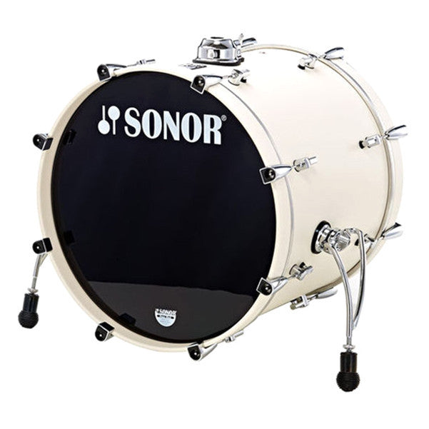 sonor bass drums sonor prolite 22 x 17.5 inch bass drum - creme white