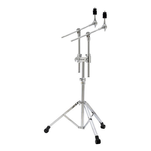 sonor cymbal stands sonor dcs 4000 double cymbal stand - chrome plated