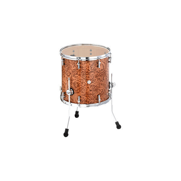 sonor drum set floor tom toms sonor prolite 12 1614 floor tom - chocolate burl