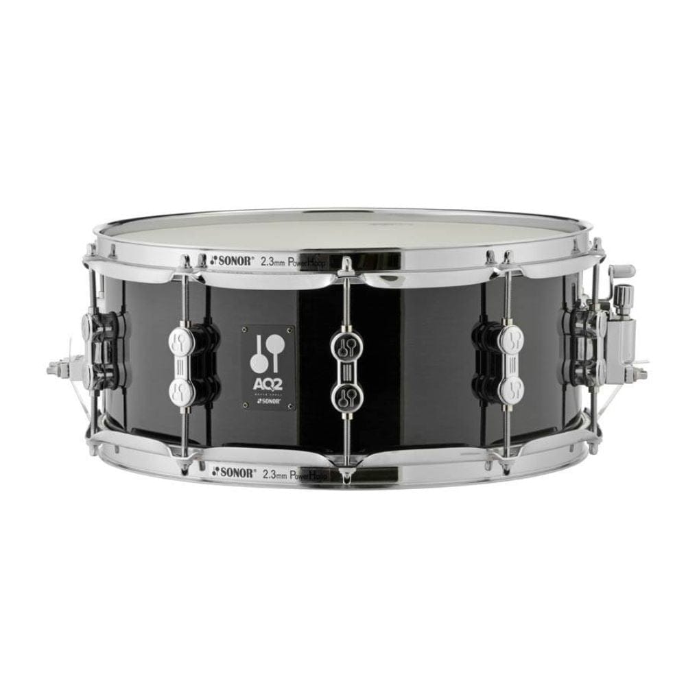 sonor snare drums transparent stain black sonor aq2 1406 sdw 14"x06" snare drum