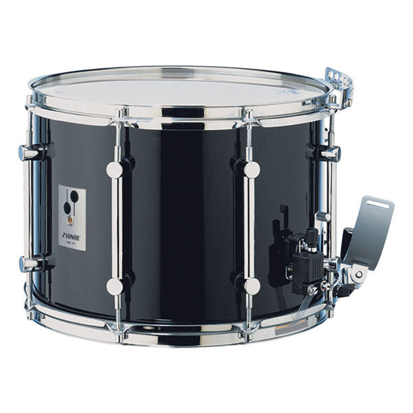 sonor snares sonor mb 1412 b-line parade snare drum- celluloid black