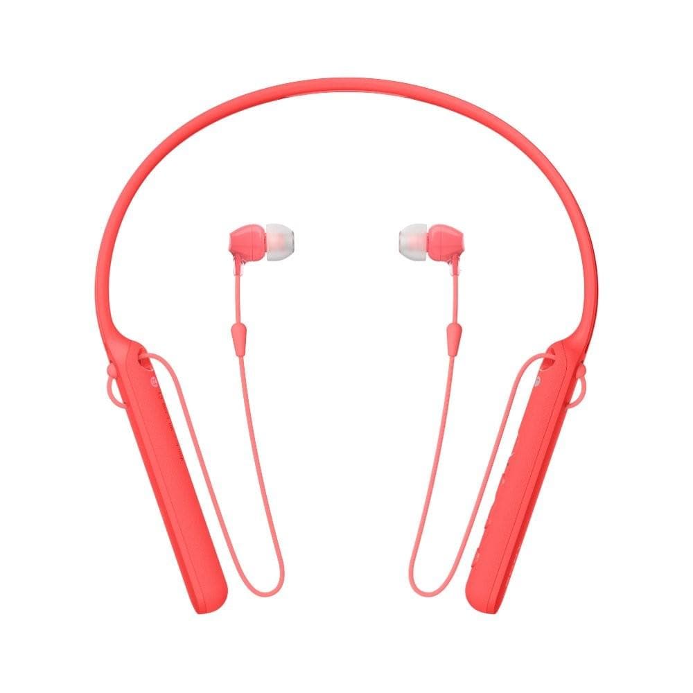 sony in-ear neckband headphones sony wi-c400 wireless bluetooth in-ear neckband headphone