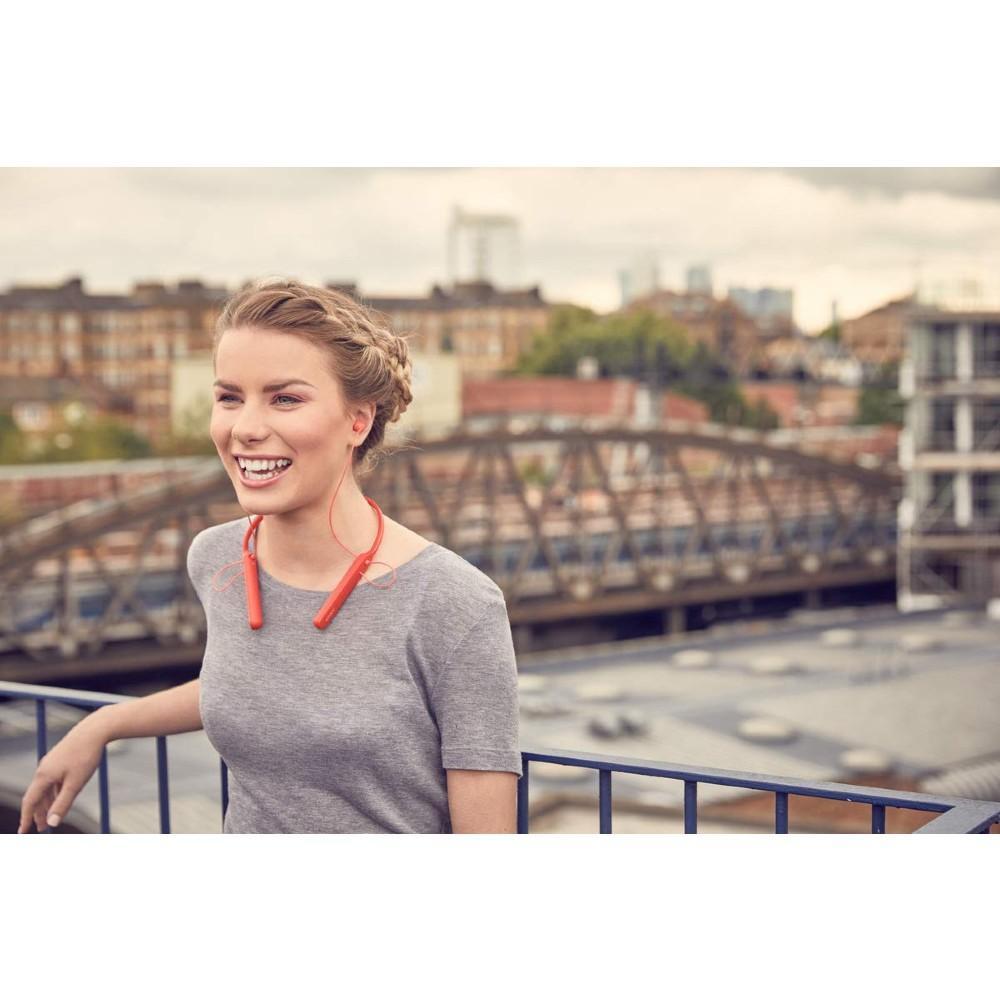 sony in-ear neckband headphones sony wi-c400 wireless bluetooth in-ear neckband headphone