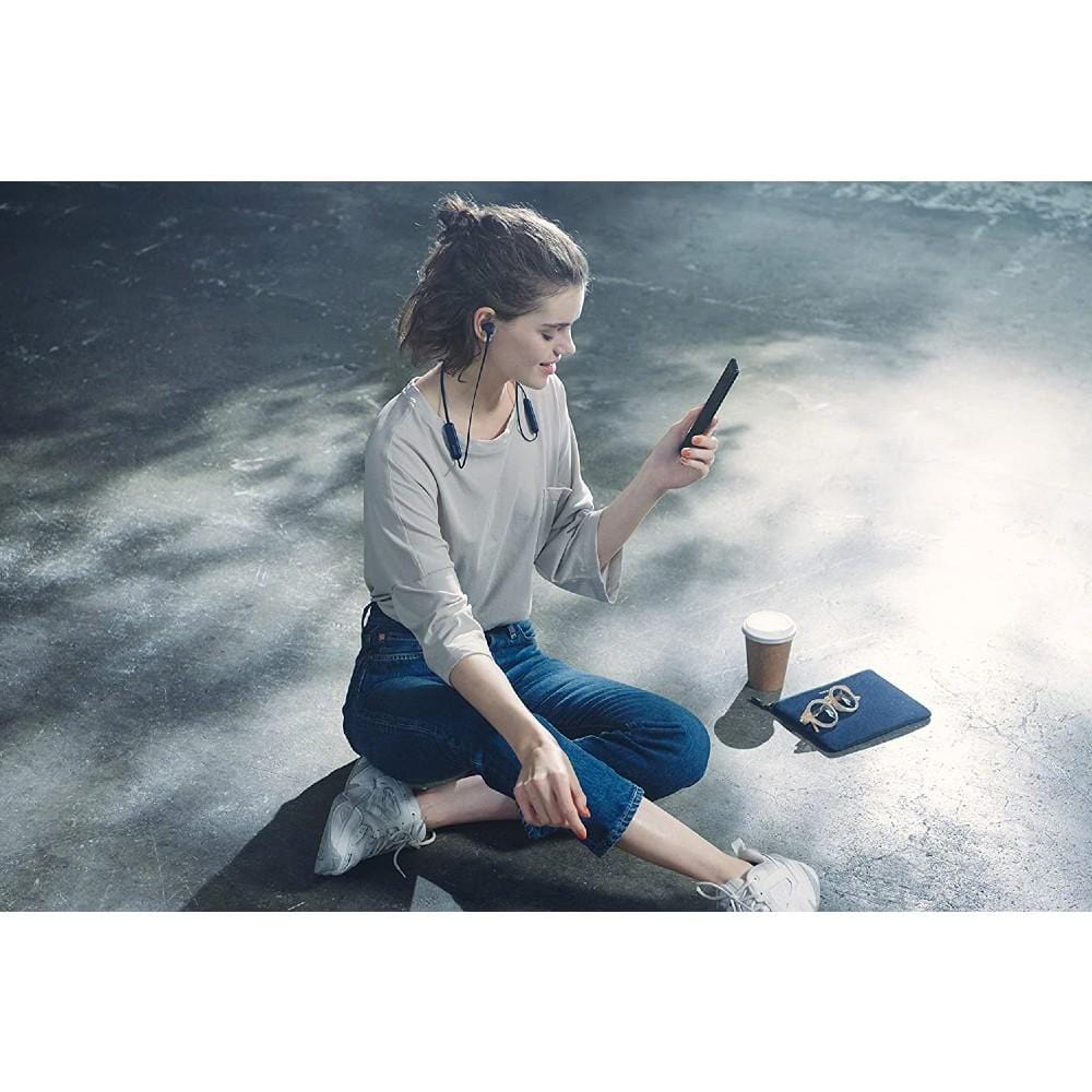 sony in-ear neckband headphones sony wi-xb400 extra bass wireless in-ear headphone #color_blue