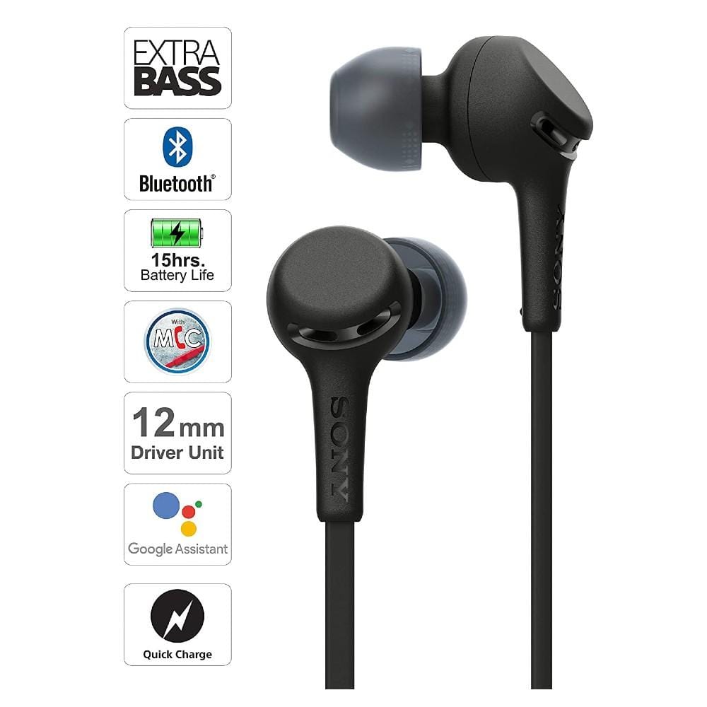 sony in-ear neckband headphones sony wi-xb400 extra bass wireless in-ear headphone