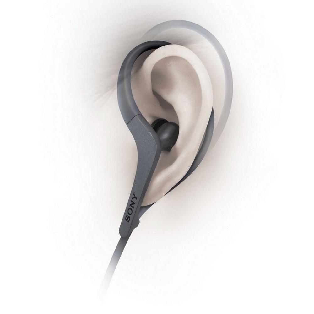 sony in-ear wired headphones black sony mdr as410ap sports splashproof in-ear wired headphone