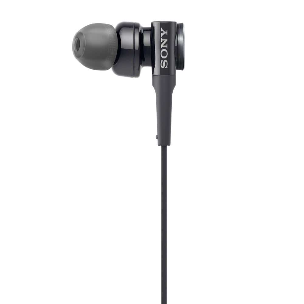 sony in-ear wired headphones black sony mdr xb75ap premium extra bass in-ear wired headphone with mic