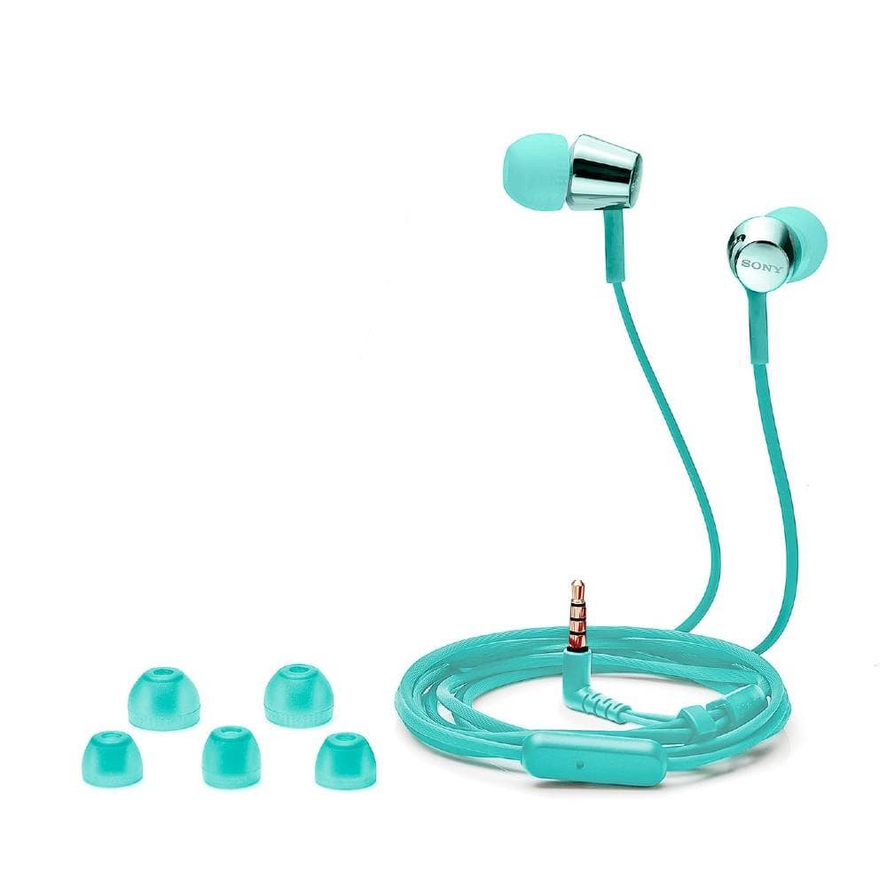 sony in-ear wired headphones sony mdr-ex155ap in-ear wired headphones #color_blue